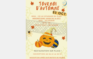 Tournoi d'automne 2022/2023